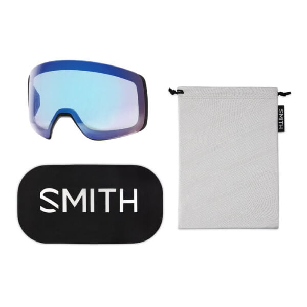 Smith 4D MAG - Black + ChromaPop Sun Green Mirror Lens