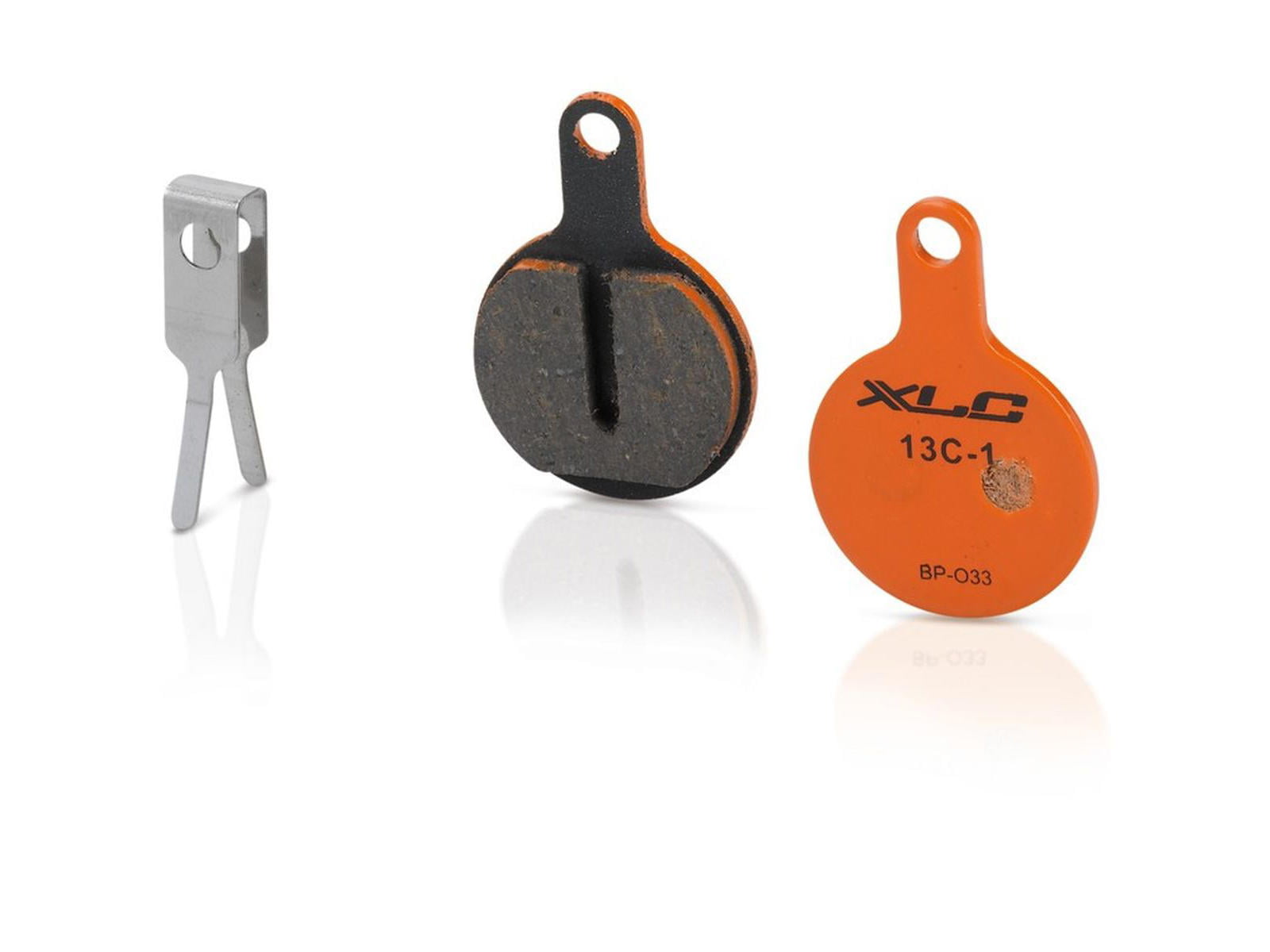 XLC Disc brake pad BP-O33 For Tektro Lyra Organic pad Steel plat featured imge