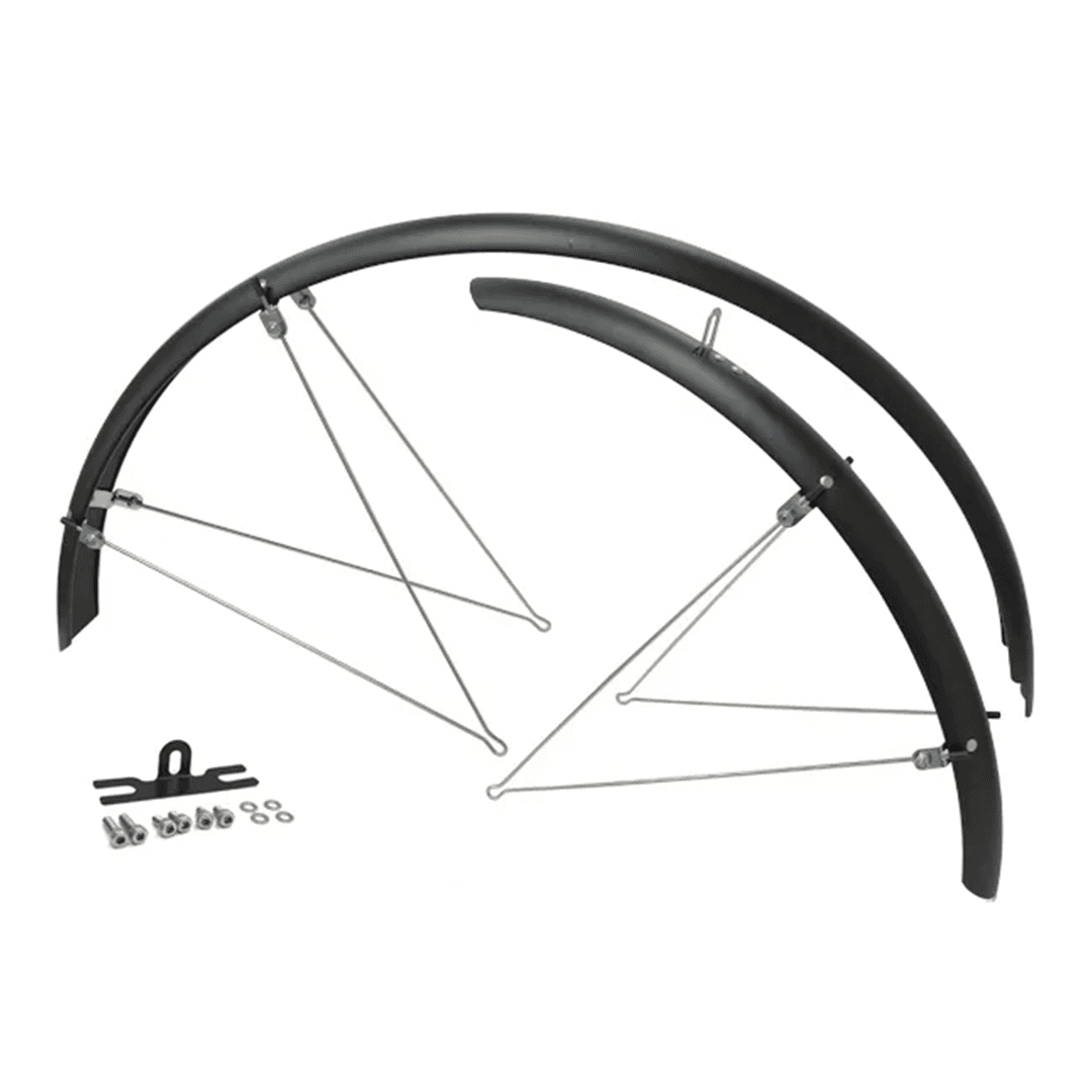 Skärmsats CAVO 28″ med förmonterade stag. rostfria. mattsvart 50mm featured imge